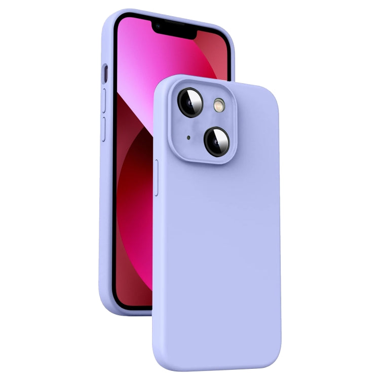 Microfiber Liquid Silicone Shockproof Phone Case, For iPhone 13 Pro, For iPhone 13, For iPhone 12, For iPhone 12 Pro Max