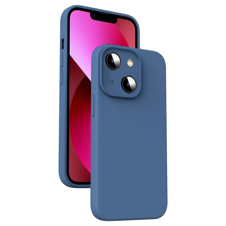 Microfiber Liquid Silicone Shockproof Phone Case, For iPhone 13 Pro, For iPhone 13, For iPhone 12, For iPhone 12 Pro Max