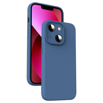 Microfiber Liquid Silicone Shockproof Phone Case, For iPhone 13 Pro, For iPhone 13, For iPhone 12, For iPhone 12 Pro Max