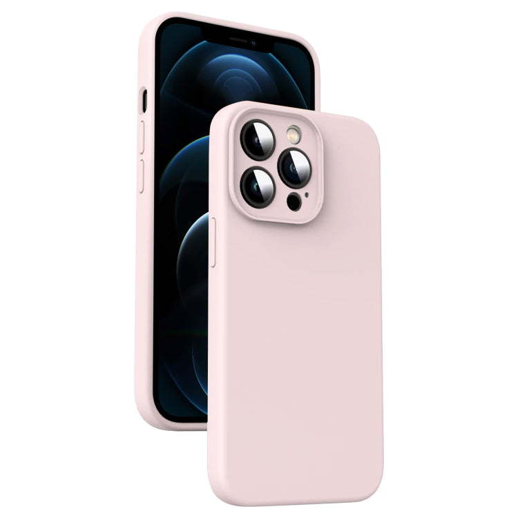 Microfiber Liquid Silicone Shockproof Phone Case, For iPhone 13 Pro, For iPhone 13, For iPhone 12, For iPhone 12 Pro Max