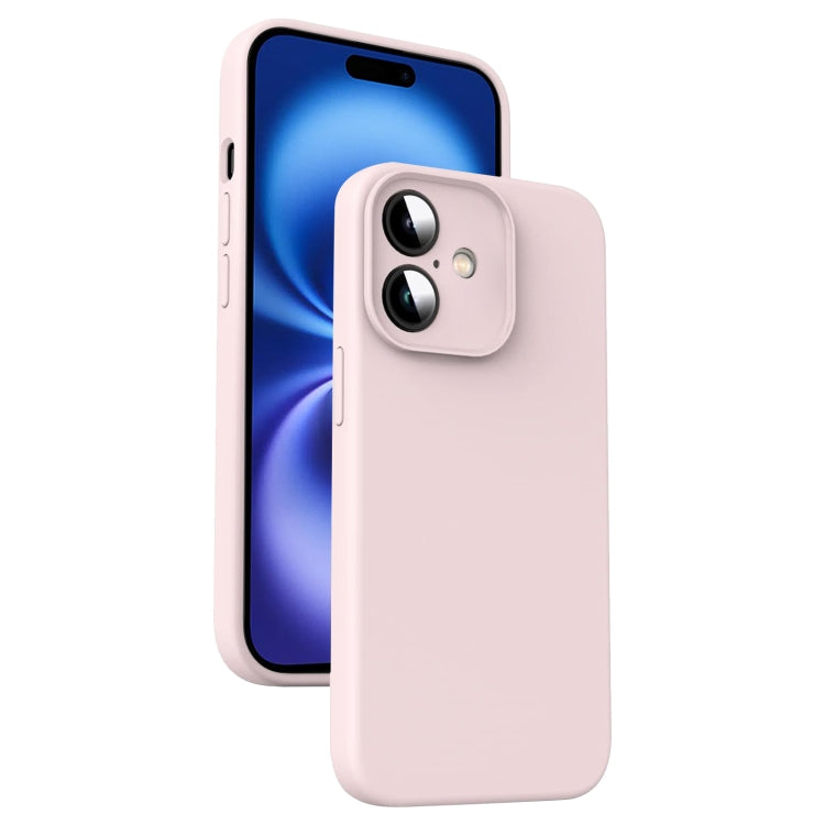 Microfiber Liquid Silicone Shockproof Phone Case, For iPhone 16 Pro, For iPhone 16 Plus, For iPhone 16, For iPhone 15 Pro Max