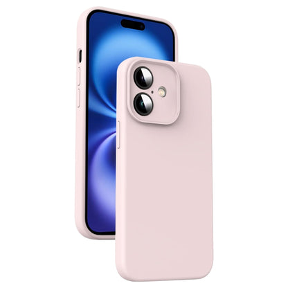 Microfiber Liquid Silicone Shockproof Phone Case, For iPhone 16 Pro, For iPhone 16 Plus, For iPhone 16, For iPhone 15 Pro Max