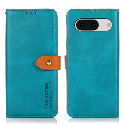 KHAZNEH Dual-color Cowhide Texture Flip Leather Phone Case