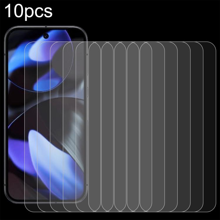 10pcs 0.26mm 9H 2.5D Tempered Glass Film, For Google Pixel 10a, For Google Pixel 10, For Google Pixel 9a, For Google Pixel 9 Pro XL, For Google Pixel 9 Pro, For Google Pixel 9, For Google Pixel 8a
