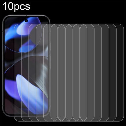 10pcs 0.26mm 9H 2.5D Tempered Glass Film, For Google Pixel 10a, For Google Pixel 10, For Google Pixel 9a, For Google Pixel 9 Pro XL, For Google Pixel 9 Pro, For Google Pixel 9, For Google Pixel 8a