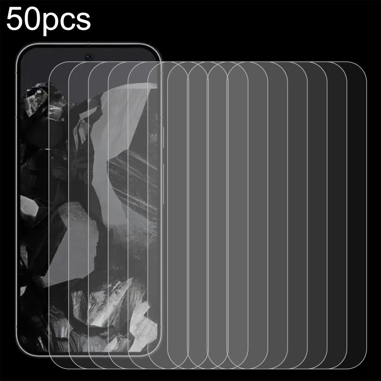 50pcs 0.26mm 9H 2.5D Tempered Glass Film