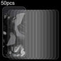 50pcs 0.26mm 9H 2.5D Tempered Glass Film