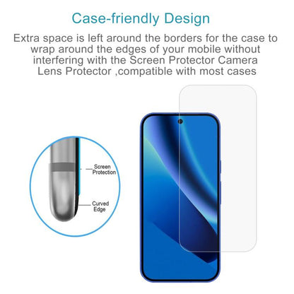 50pcs 0.26mm 9H 2.5D Tempered Glass Film, For Google Pixel 10a, For Google Pixel 10, For Google Pixel 9a, For Google Pixel 9 Pro XL, For Google Pixel 9 Pro, For Google Pixel 9, For Google Pixel 8a