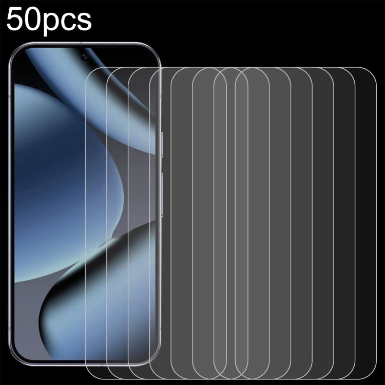 50pcs 0.26mm 9H 2.5D Tempered Glass Film, For Google Pixel 11 Pro XL, For Google Pixel 11, For Google Pixel 11 Pro, For Google Pixel 10a, For Google Pixel 10, For Google Pixel 9a, For Google Pixel 9 Pro XL, For Google Pixel 9 Pro, For Google Pixel 9   ...