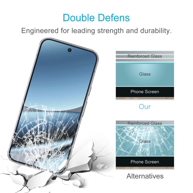 50pcs 0.26mm 9H 2.5D Tempered Glass Film, For Google Pixel 11 Pro XL, For Google Pixel 11, For Google Pixel 11 Pro, For Google Pixel 10a, For Google Pixel 10, For Google Pixel 9a, For Google Pixel 9 Pro XL, For Google Pixel 9 Pro, For Google Pixel 9   ...