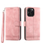 Dierfeng Dream Line TPU Hybrid PU Leather Phone Case, For iPhone 16, For iPhone 15 Pro Max, For iPhone 15 Pro, For iPhone 15 Plus