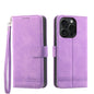 Dierfeng Dream Line TPU Hybrid PU Leather Phone Case, For iPhone 16, For iPhone 15 Pro Max, For iPhone 15 Pro, For iPhone 15 Plus