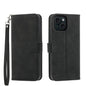 Dierfeng Dream Line TPU Hybrid PU Leather Phone Case, For iPhone 15