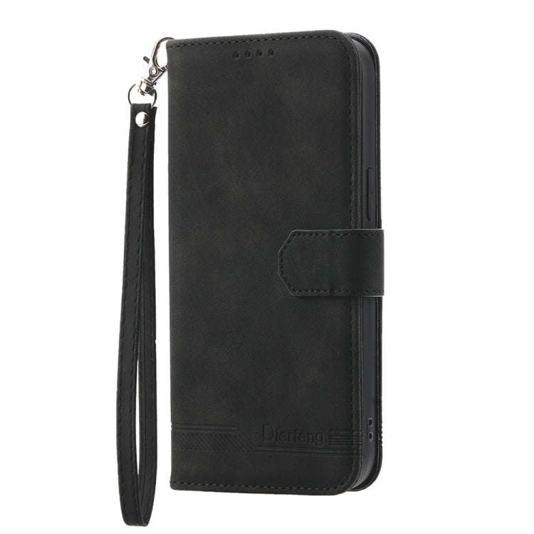 Dierfeng Dream Line TPU Hybrid PU Leather Phone Case, For iPhone 15