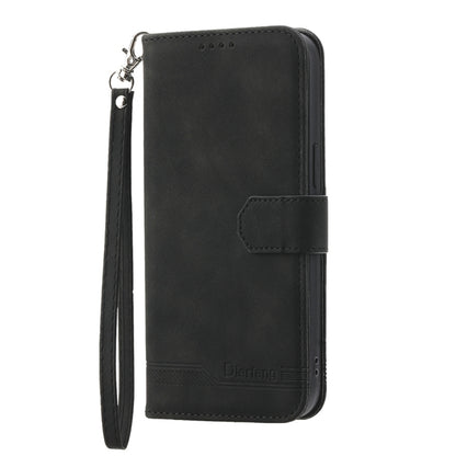 Dierfeng Dream Line TPU Hybrid PU Leather Phone Case, For iPhone 15