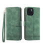Dierfeng Dream Line TPU Hybrid PU Leather Phone Case, For iPhone 15