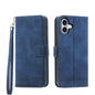 Dierfeng Dream Line TPU Hybrid PU Leather Phone Case, For iPhone 16e, For iPhone 16 Pro Max, For iPhone 16 Pro, For iPhone 16 Plus