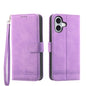 Dierfeng Dream Line TPU Hybrid PU Leather Phone Case, For iPhone 16, For iPhone 15 Pro Max, For iPhone 15 Pro, For iPhone 15 Plus