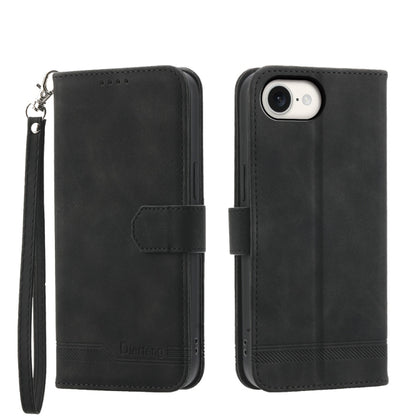 Dierfeng Dream Line TPU Hybrid PU Leather Phone Case, For iPhone 17e / 16e, For iPhone 18 Pro Max / 17 Pro Max, For iPhone 18 Pro / 17 Pro, For iPhone 17