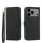Dierfeng Dream Line TPU Hybrid PU Leather Phone Case, For iPhone 17e / 16e, For iPhone 18 Pro Max / 17 Pro Max, For iPhone 18 Pro / 17 Pro, For iPhone 17