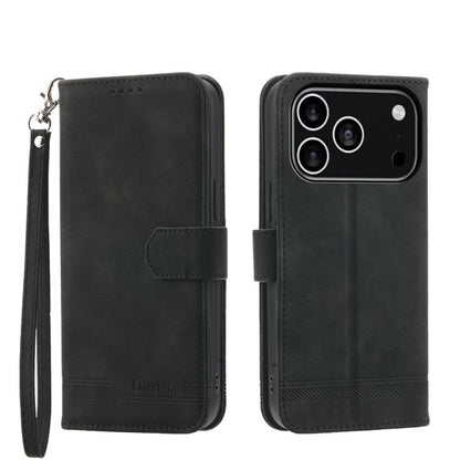 Dierfeng Dream Line TPU Hybrid PU Leather Phone Case, For iPhone 17e / 16e, For iPhone 18 Pro Max / 17 Pro Max, For iPhone 18 Pro / 17 Pro, For iPhone 17