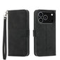 Dierfeng Dream Line TPU Hybrid PU Leather Phone Case, For iPhone 17e / 16e, For iPhone 18 Pro Max / 17 Pro Max, For iPhone 18 Pro / 17 Pro, For iPhone 17