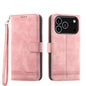 Dierfeng Dream Line TPU Hybrid PU Leather Phone Case, For iPhone 17e / 16e, For iPhone 18 Pro Max / 17 Pro Max, For iPhone 18 Pro / 17 Pro, For iPhone 17