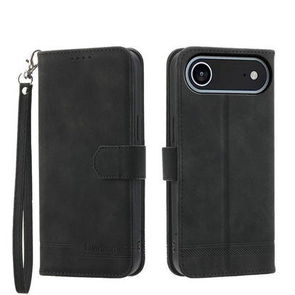 Dierfeng Dream Line TPU Hybrid PU Leather Phone Case, For iPhone 17 Pro Max, For iPhone 17 Pro, For iPhone 17, For iPhone Air