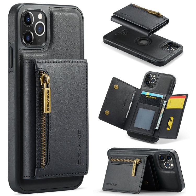 DG.MING M5 Series Zip RFID Multi Card Detachable Leather Phone Case