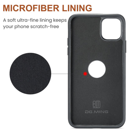 DG.MING M5 Series Zip RFID Multi Card Detachable Leather Phone Case