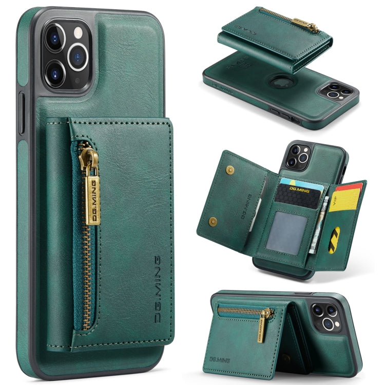 DG.MING M5 Series Zip RFID Multi Card Detachable Leather Phone Case