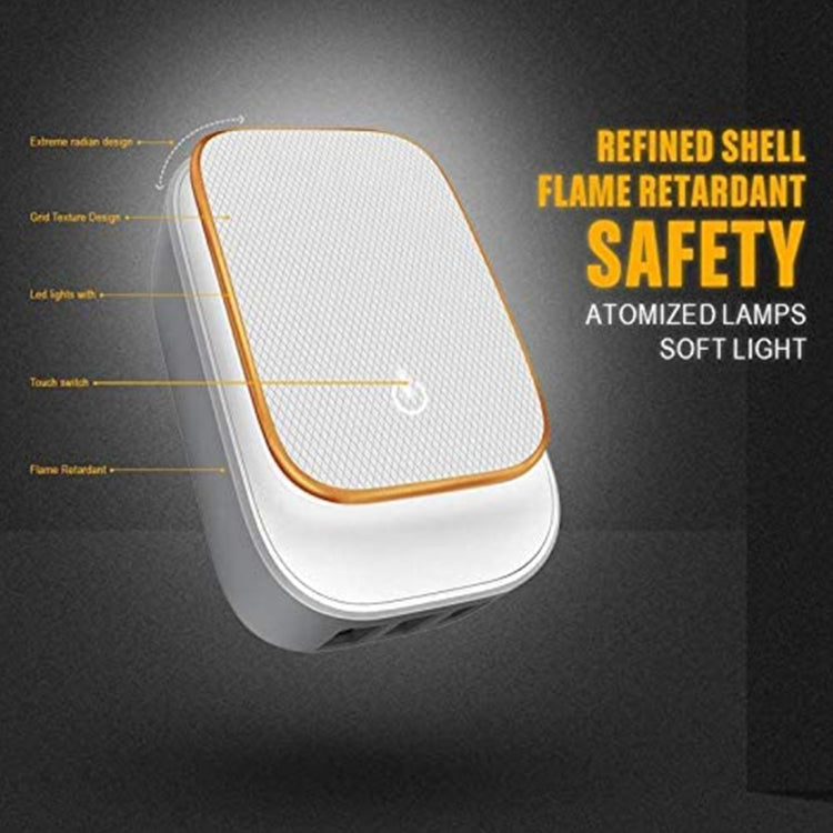 LDNIO A3305 3.4A 3 USB Interfaces Travel Charger Mobile Phone Charger, Support Touch LED Night Light, EU Plug,, Type-C / USB-C, Micro USB, 8 Pin