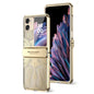 Angel Wings Electroplated Frosted Phone Case, For OPPO Find N3 Flip, For OPPO Find N2 Flip