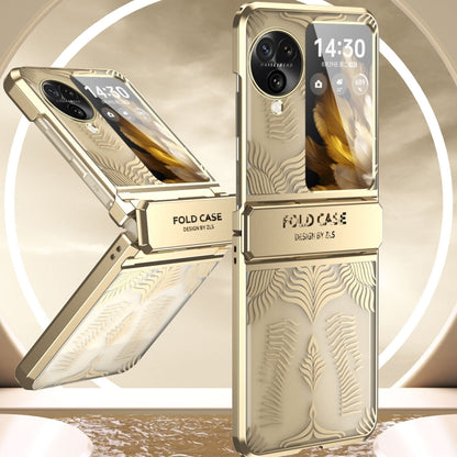 Angel Wings Electroplated Frosted Phone Case, For OPPO Find N3 Flip, For OPPO Find N2 Flip