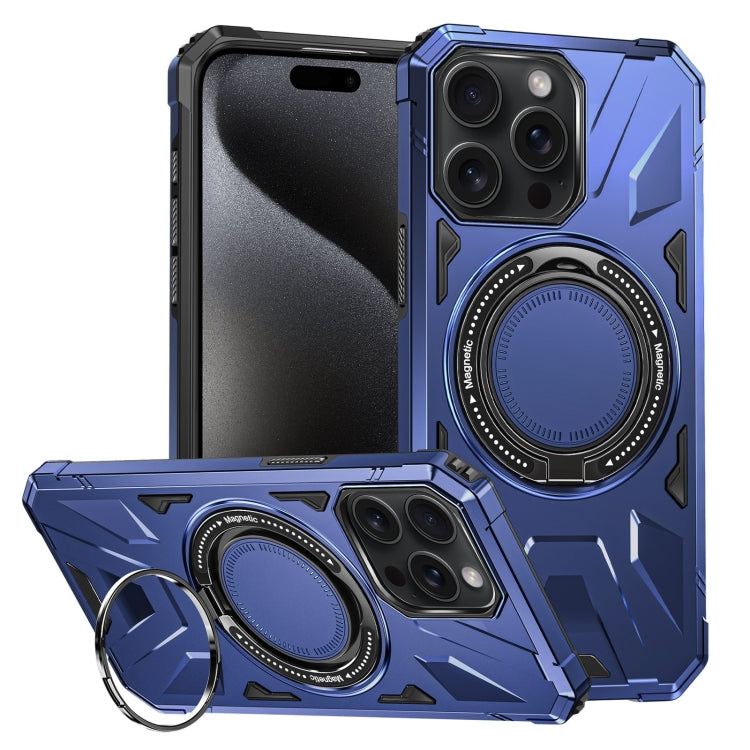 MagSafe Magnetic Shockproof Phone Case with Ring Holder, For iPhone 15 Pro, For iPhone 15 Plus, For iPhone 15
