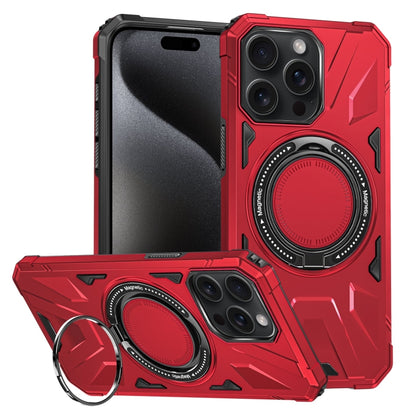 MagSafe Magnetic Shockproof Phone Case with Ring Holder, For iPhone 15 Pro, For iPhone 15 Plus, For iPhone 15