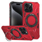 MagSafe Magnetic Shockproof Phone Case with Ring Holder, For iPhone 15 Pro, For iPhone 15 Plus, For iPhone 15