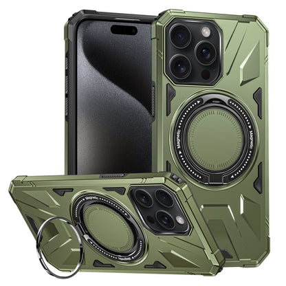 MagSafe Magnetic Shockproof Phone Case with Ring Holder, For iPhone 15 Pro, For iPhone 15 Plus, For iPhone 15