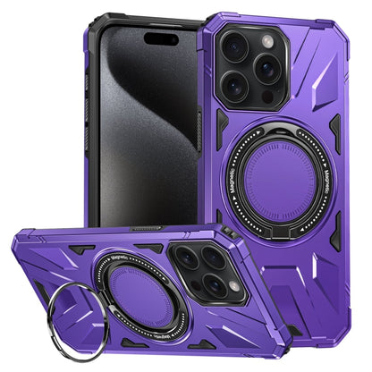MagSafe Magnetic Shockproof Phone Case with Ring Holder, For iPhone 15 Pro, For iPhone 15 Plus, For iPhone 15