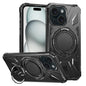 MagSafe Magnetic Shockproof Phone Case with Ring Holder, For iPhone 15 Pro, For iPhone 15 Plus, For iPhone 15