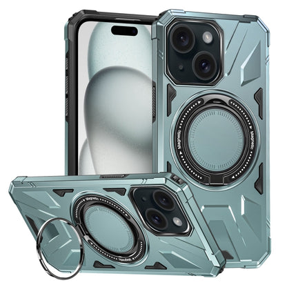 MagSafe Magnetic Shockproof Phone Case with Ring Holder, For iPhone 15 Pro, For iPhone 15 Plus, For iPhone 15