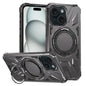 MagSafe Magnetic Shockproof Phone Case with Ring Holder, For iPhone 15 Pro, For iPhone 15 Plus, For iPhone 15