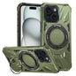 MagSafe Magnetic Shockproof Phone Case with Ring Holder, For iPhone 15 Pro, For iPhone 15 Plus, For iPhone 15