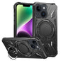 MagSafe Magnetic Shockproof Phone Case with Ring Holder, For iPhone 14 Plus, For iPhone 14/13, For iPhone 14 Pro