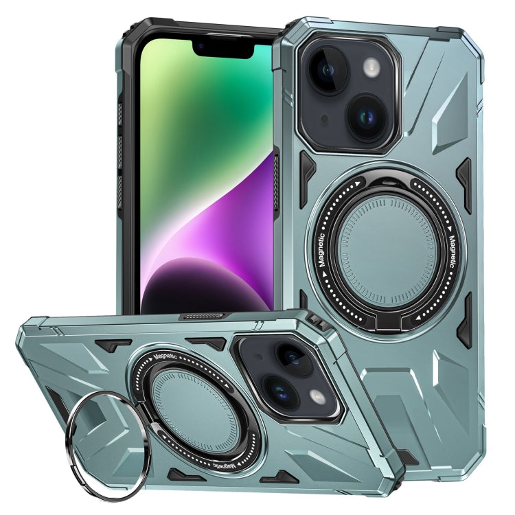 MagSafe Magnetic Shockproof Phone Case with Ring Holder, For iPhone 14 Plus, For iPhone 14/13, For iPhone 14 Pro