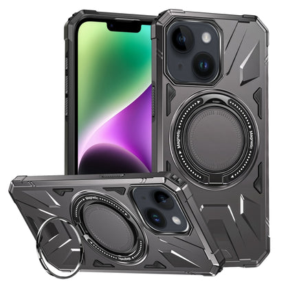 MagSafe Magnetic Shockproof Phone Case with Ring Holder, For iPhone 14 Plus, For iPhone 14/13, For iPhone 14 Pro