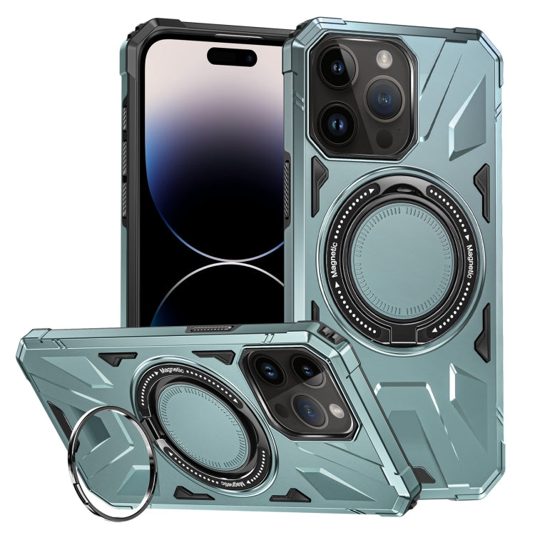 MagSafe Magnetic Shockproof Phone Case with Ring Holder, For iPhone 14 Plus, For iPhone 14/13, For iPhone 14 Pro