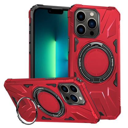 MagSafe Magnetic Shockproof Phone Case with Ring Holder, For iPhone 14 Pro Max, For iPhone 13 Pro Max, For iPhone 13 Pro