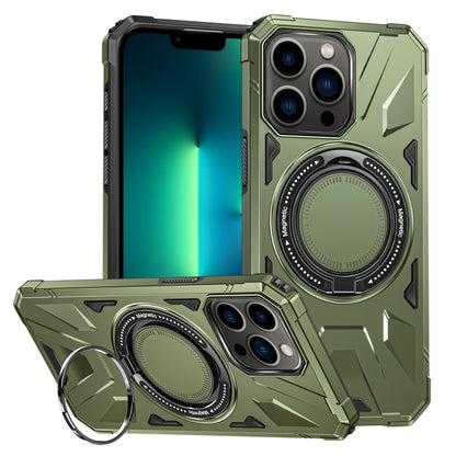 MagSafe Magnetic Shockproof Phone Case with Ring Holder, For iPhone 14 Pro Max, For iPhone 13 Pro Max, For iPhone 13 Pro