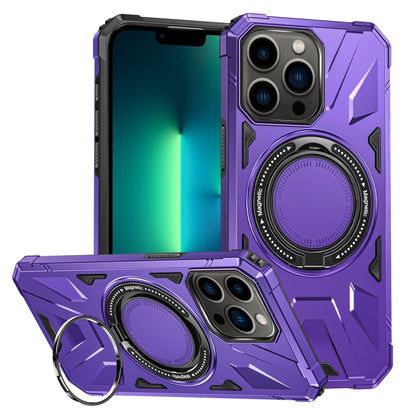 MagSafe Magnetic Shockproof Phone Case with Ring Holder, For iPhone 14 Pro Max, For iPhone 13 Pro Max, For iPhone 13 Pro